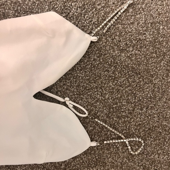 White Fashion Nova Mini Dress - Small - Bachelorette Party Dress - Picture 4 of 7